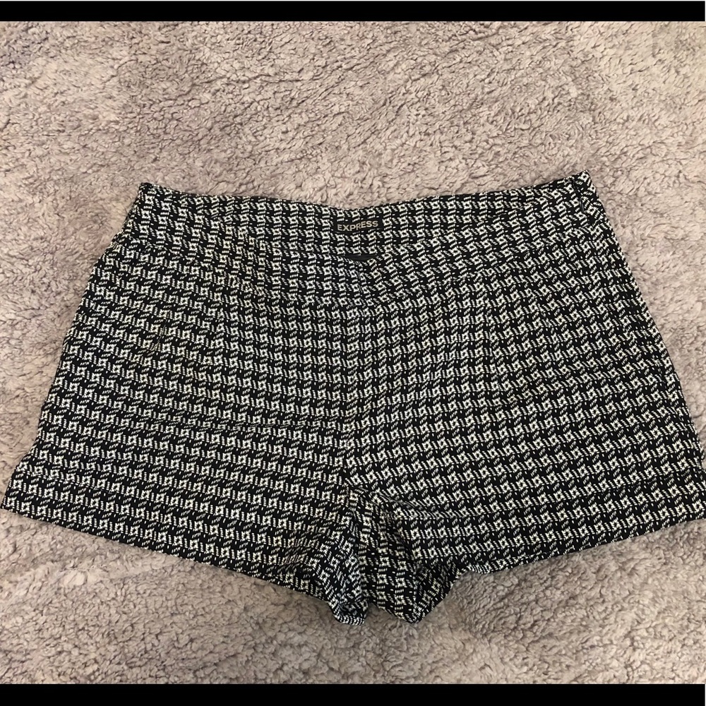Black & White Shorts